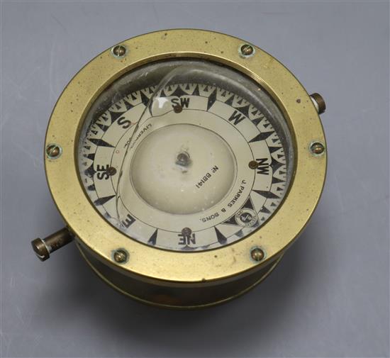 J. Parkers and Sons. A ships compass